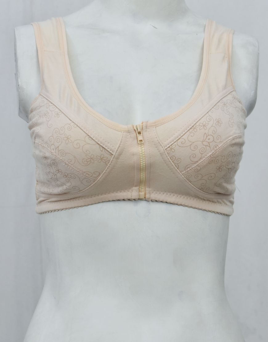Front Opening Zipper Bra