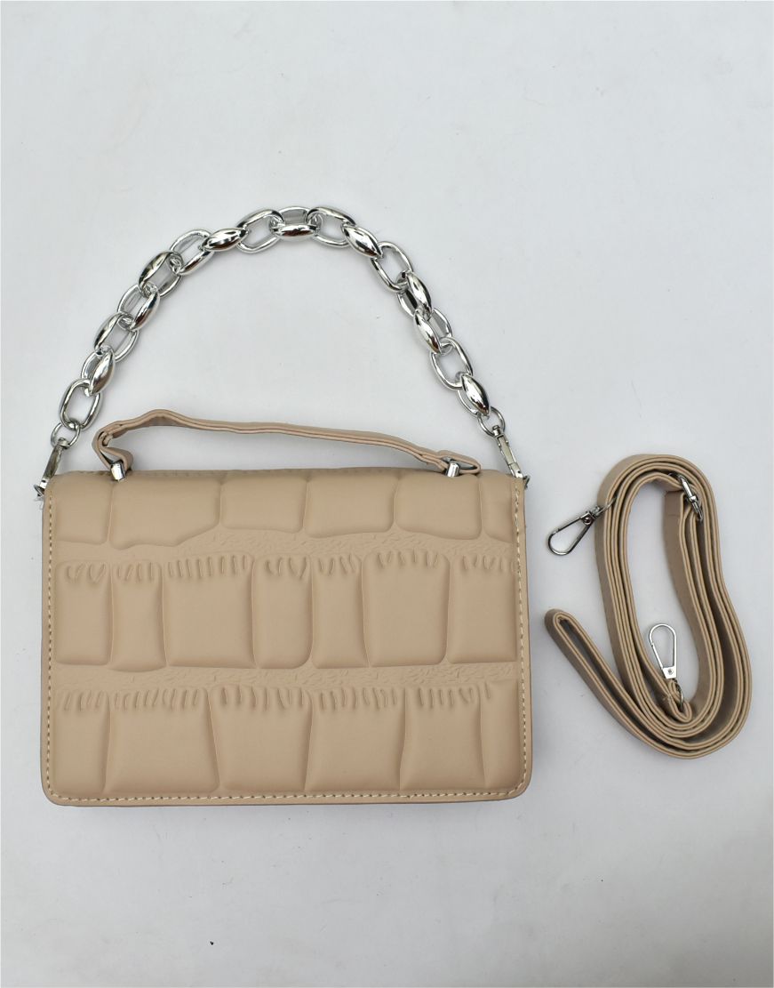 She-Boss Handbag with Chain and Strap