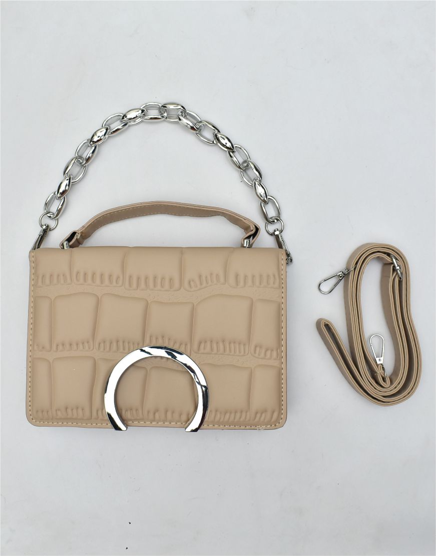 She-Boss Handbag with Chain and Strap