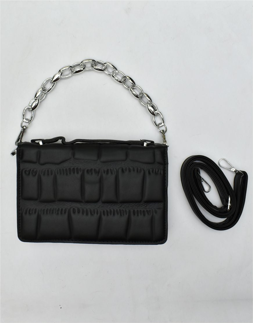 She-Boss Handbag with Chain and Strap