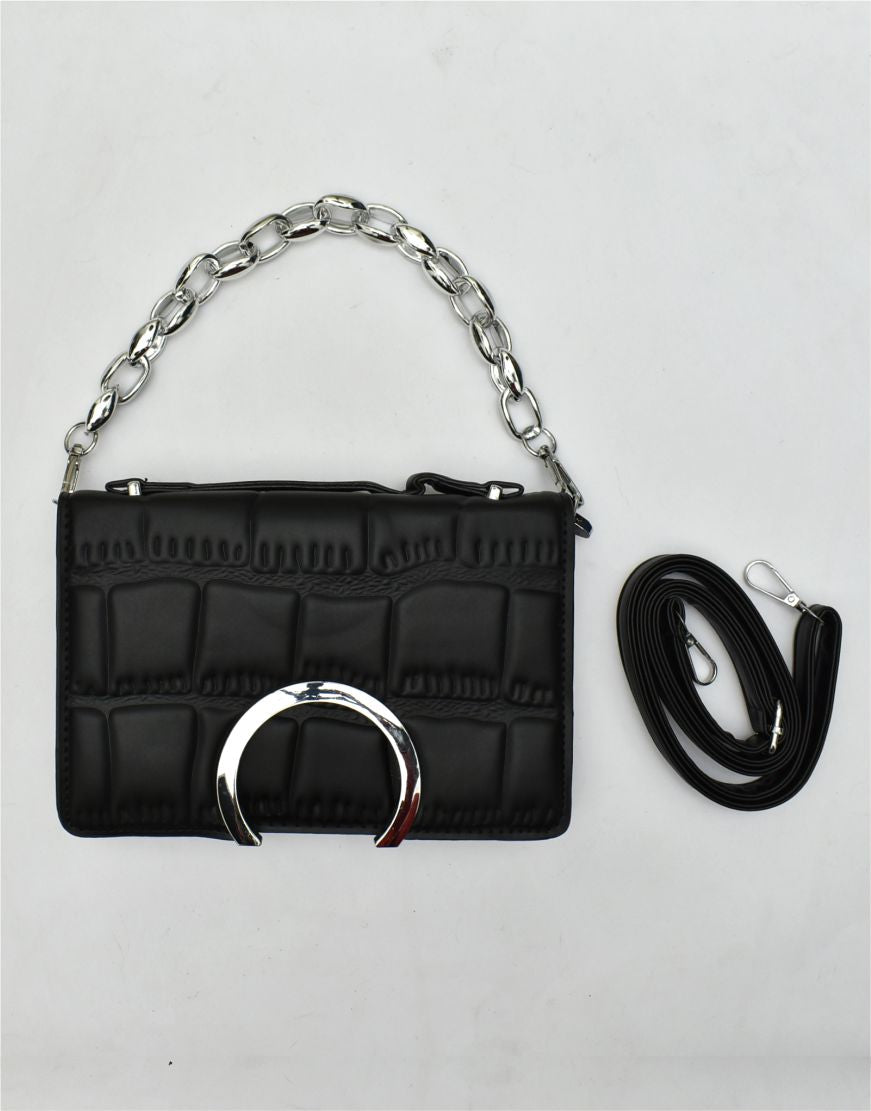 She-Boss Handbag with Chain and Strap