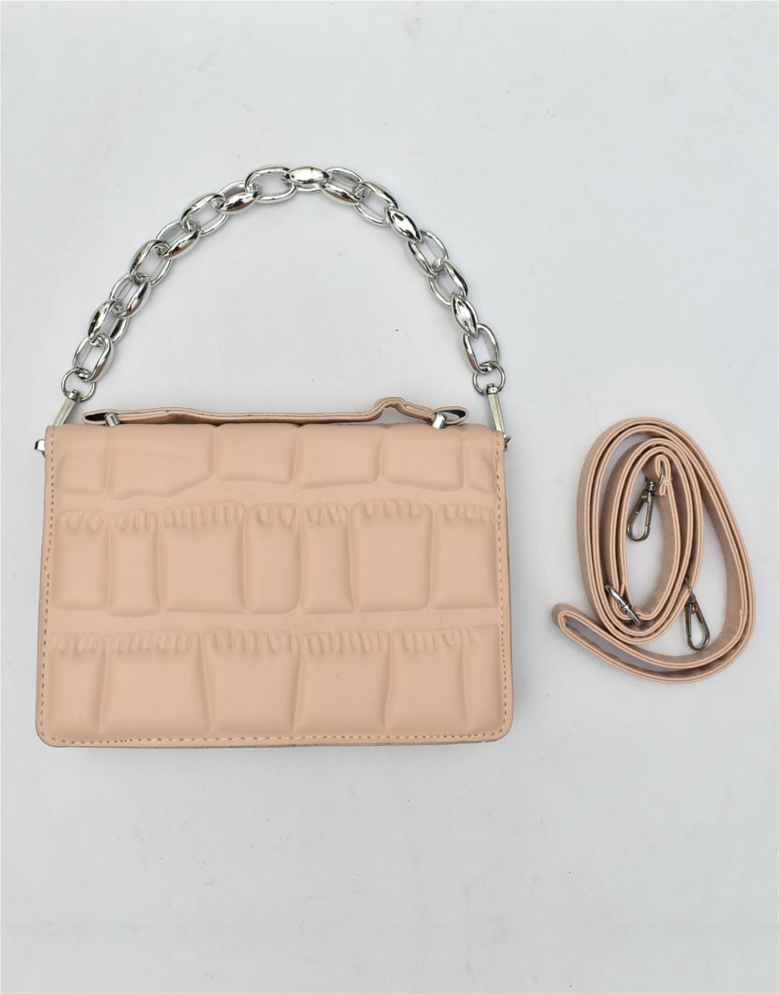 She-Boss Handbag with Chain and Strap