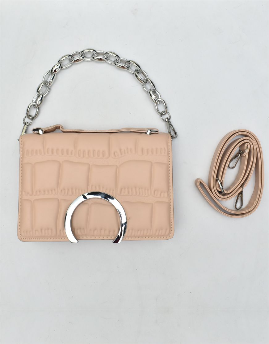 She-Boss Handbag with Chain and Strap
