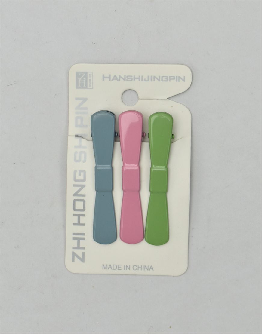 Set of 3 Pastel Colored Hair Pins