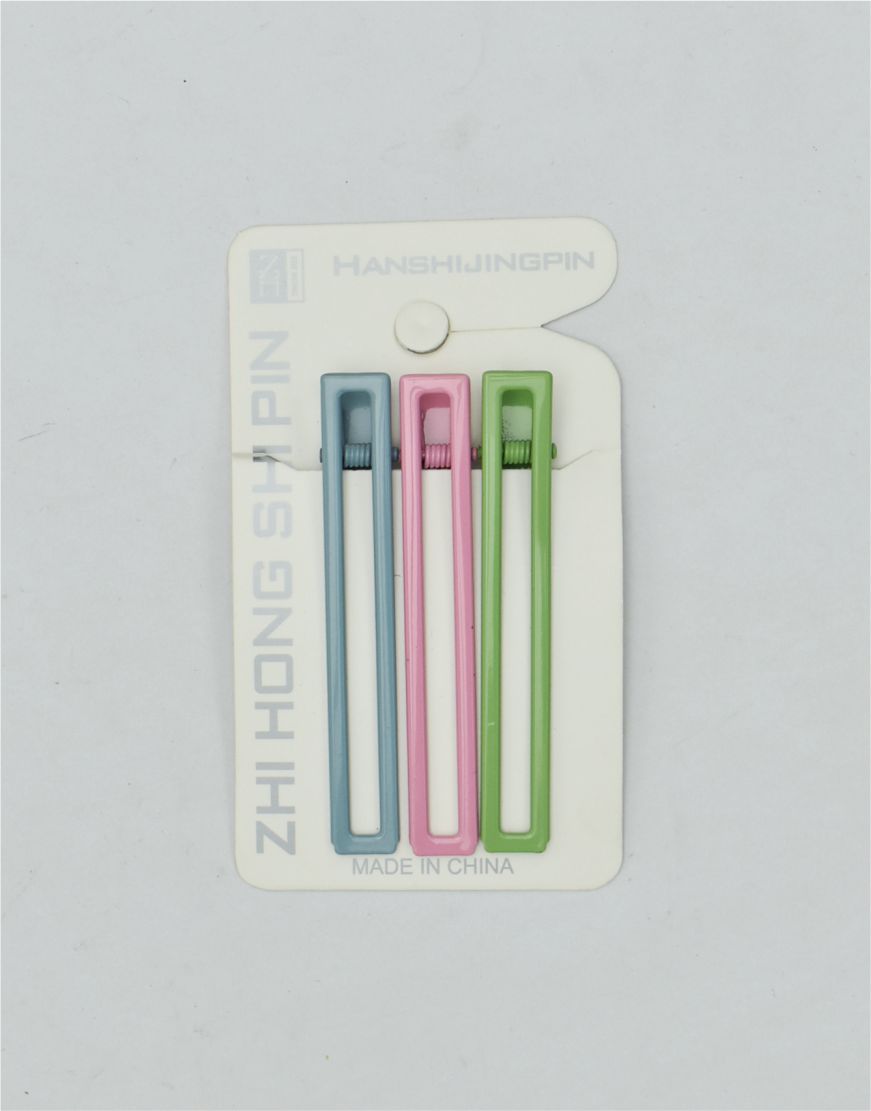Set of 3 Powder Coated Metal Hair Pins