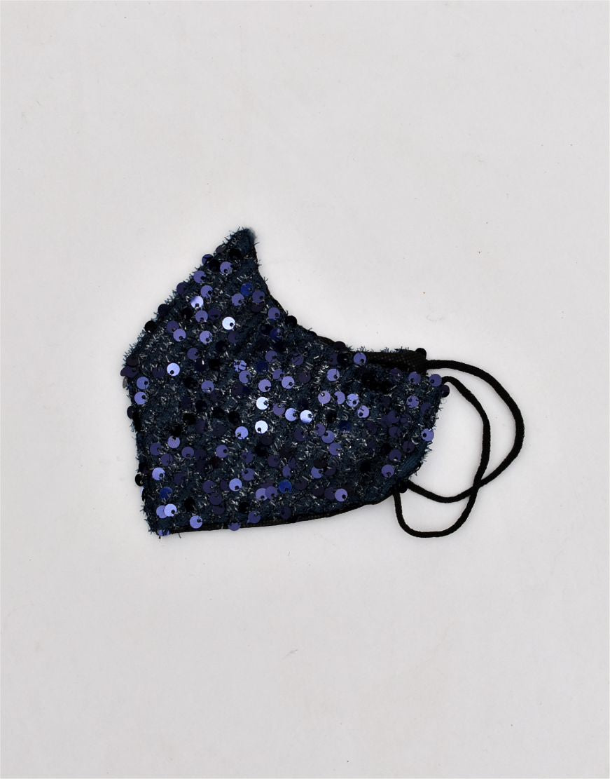 Sequin Fancy Dust Mask / Wedding Mask / Party Mask / Fashion Mask / Covid Mask