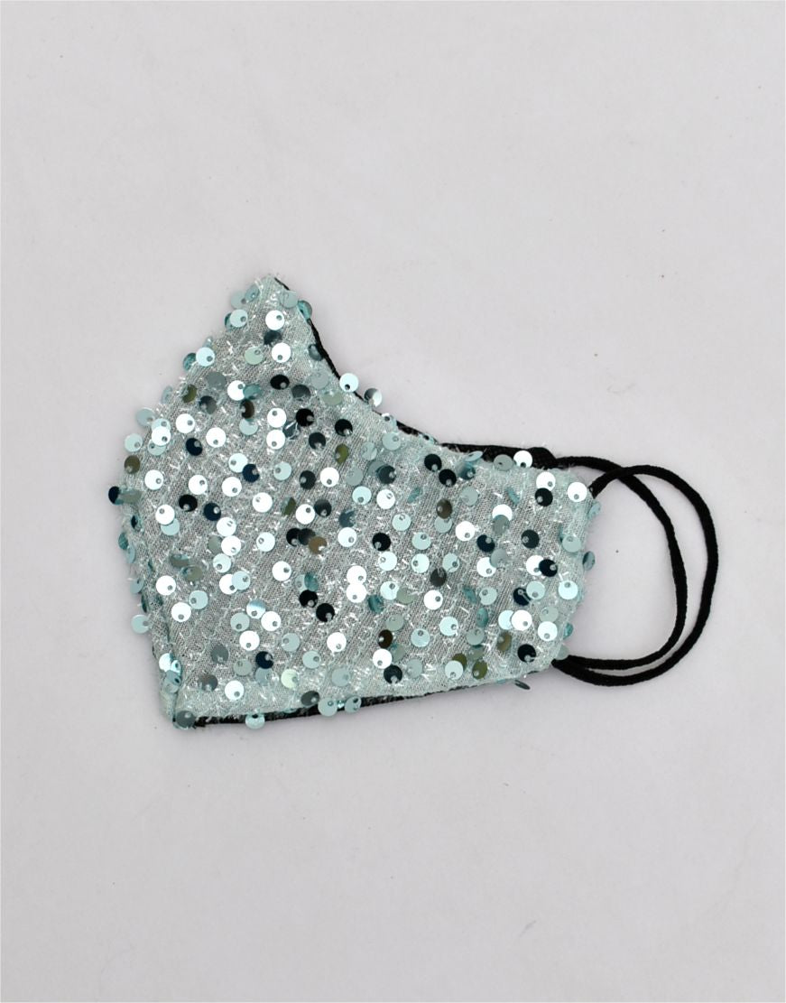 Sequin Fancy Dust Mask / Wedding Mask / Party Mask / Fashion Mask / Covid Mask