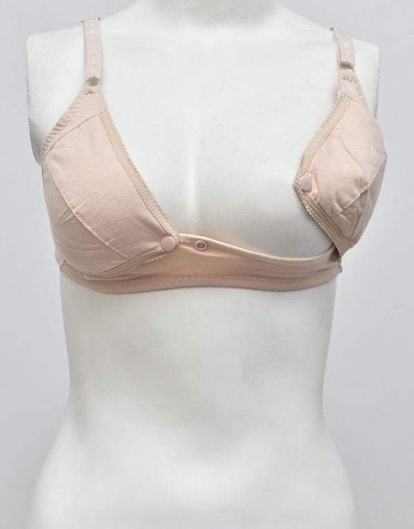 Front Buttoned Non Padded Nursing Bra
