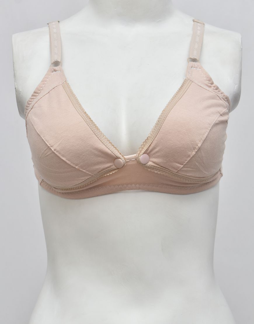 Front Buttoned Non Padded Nursing Bra