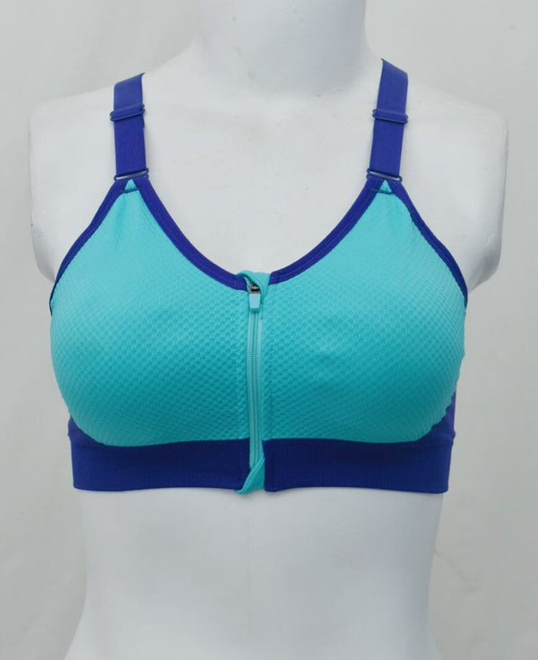 Front Zipper Sports Bra