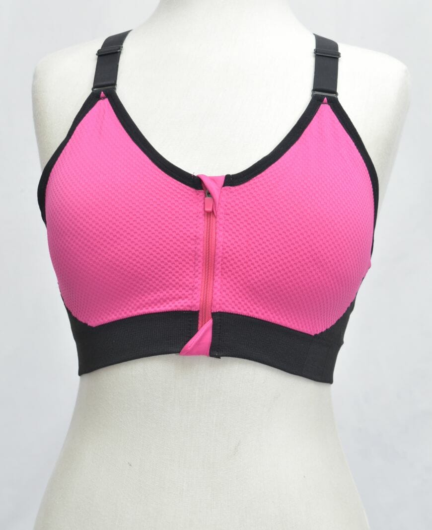 Front Zipper Sports Bra