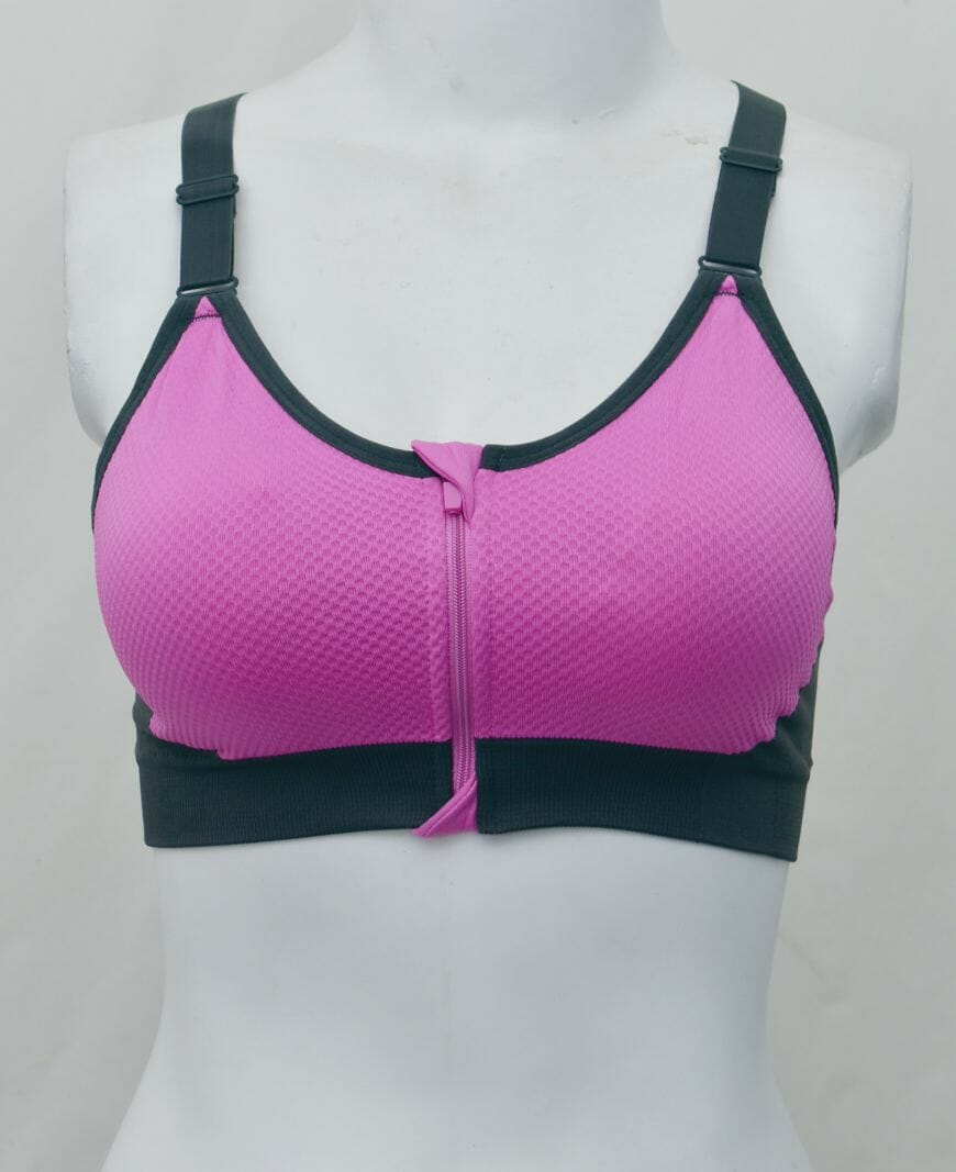 Front Zipper Sports Bra