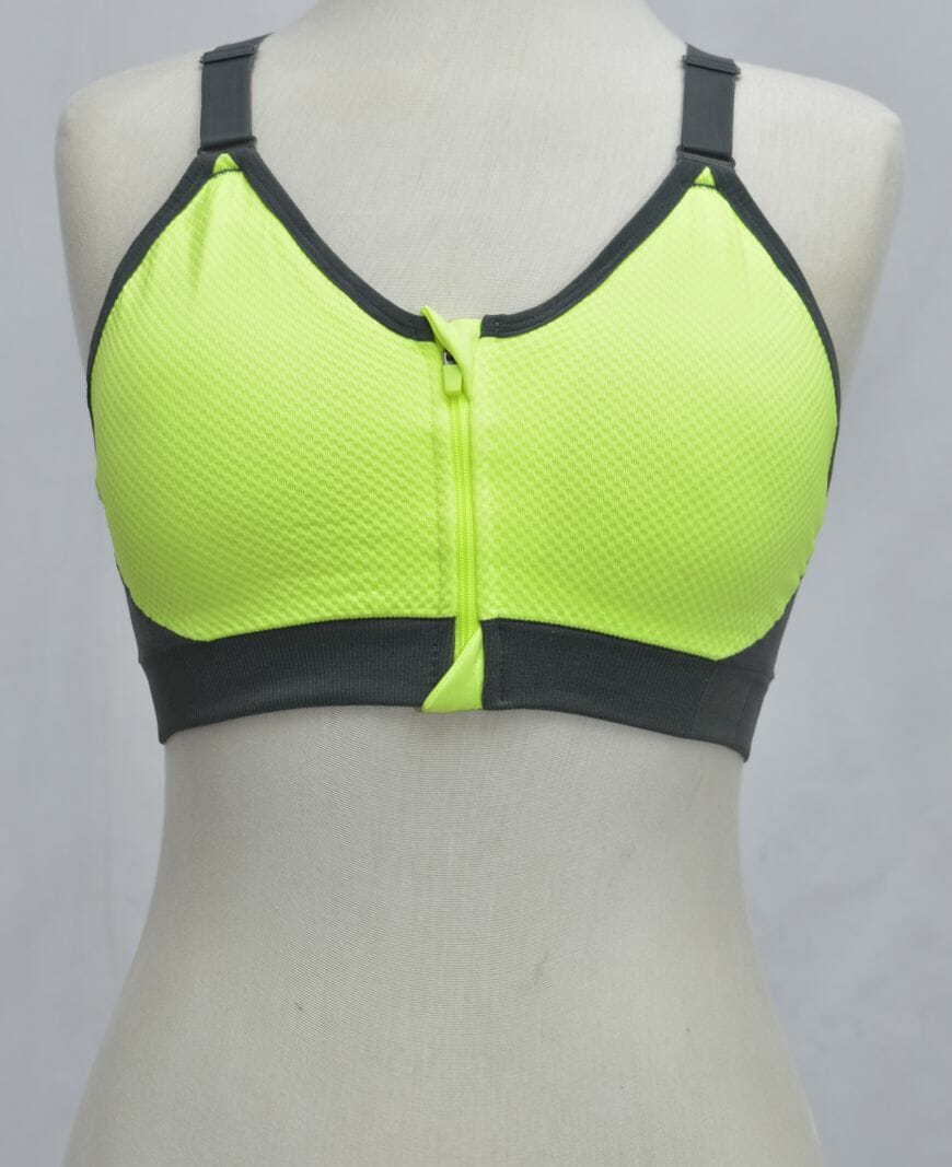 Front Zipper Sports Bra