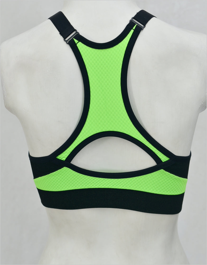 Front Zipper Sports Bra