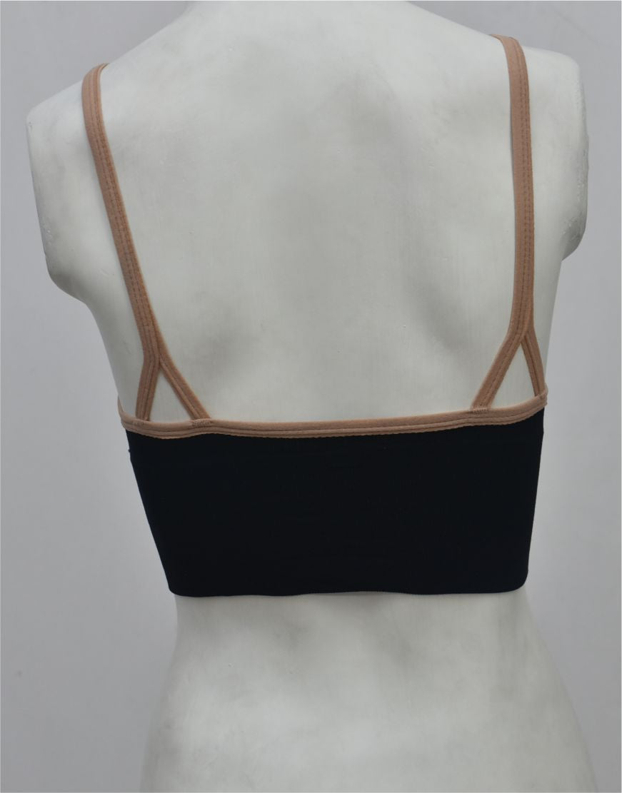 Front Zipper Crop Top Bra
