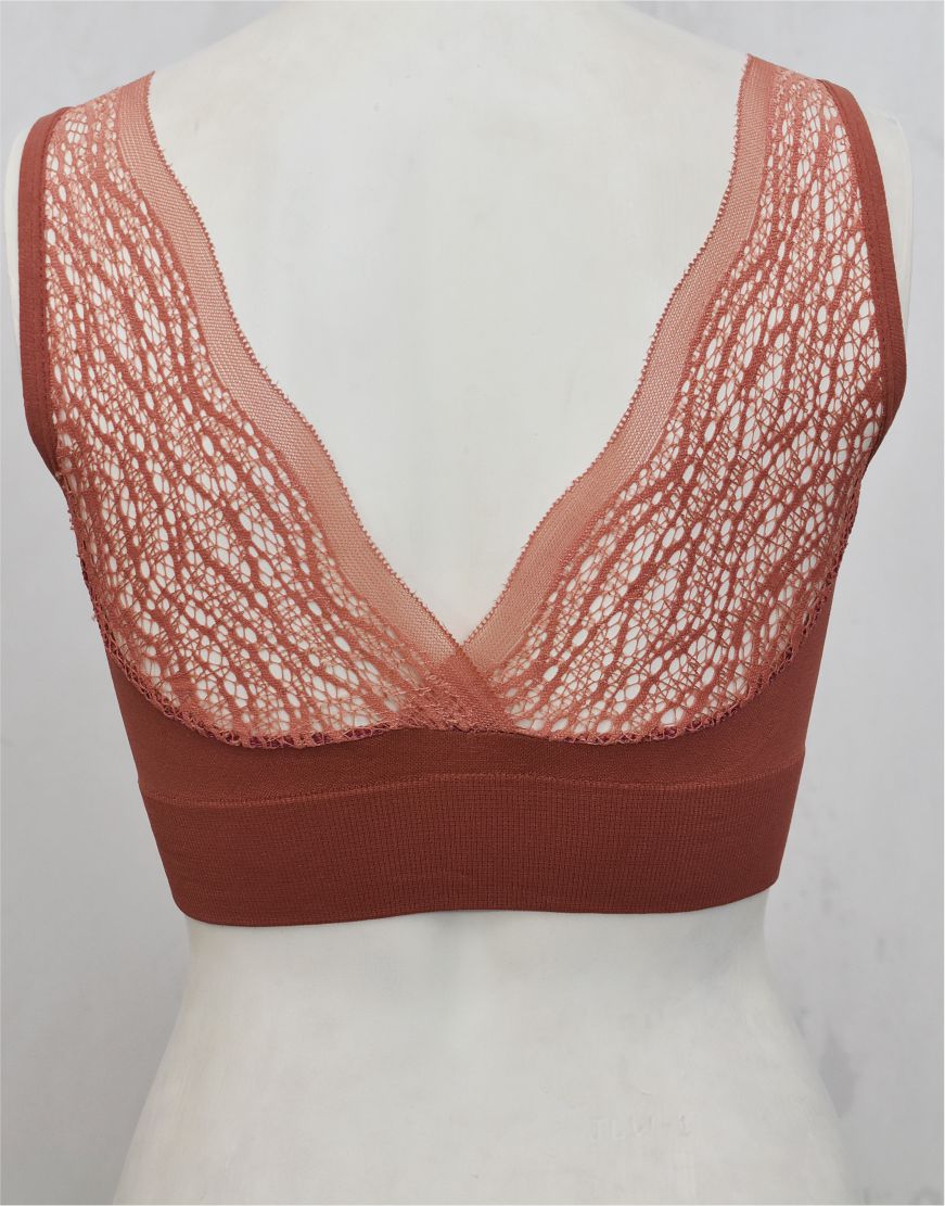 Net Back Sports Bra