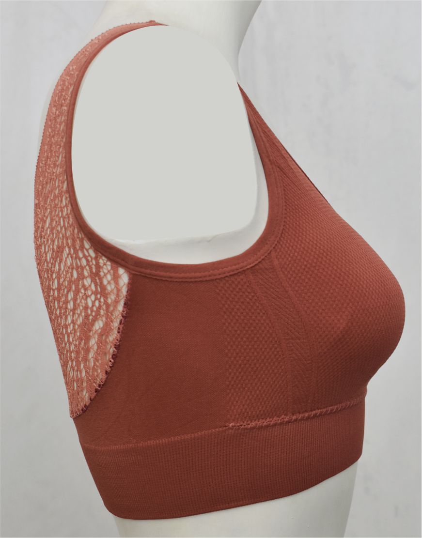 Net Back Sports Bra