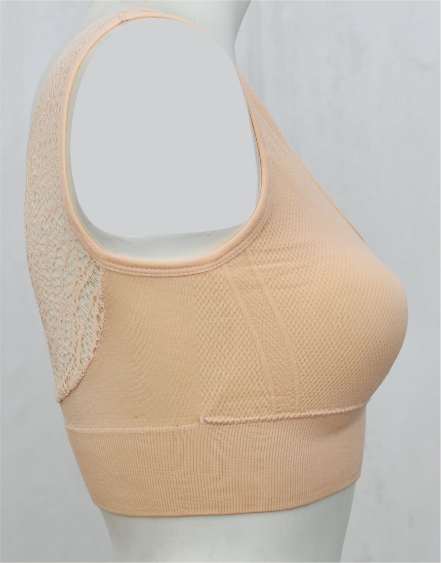 Net Back Sports Bra