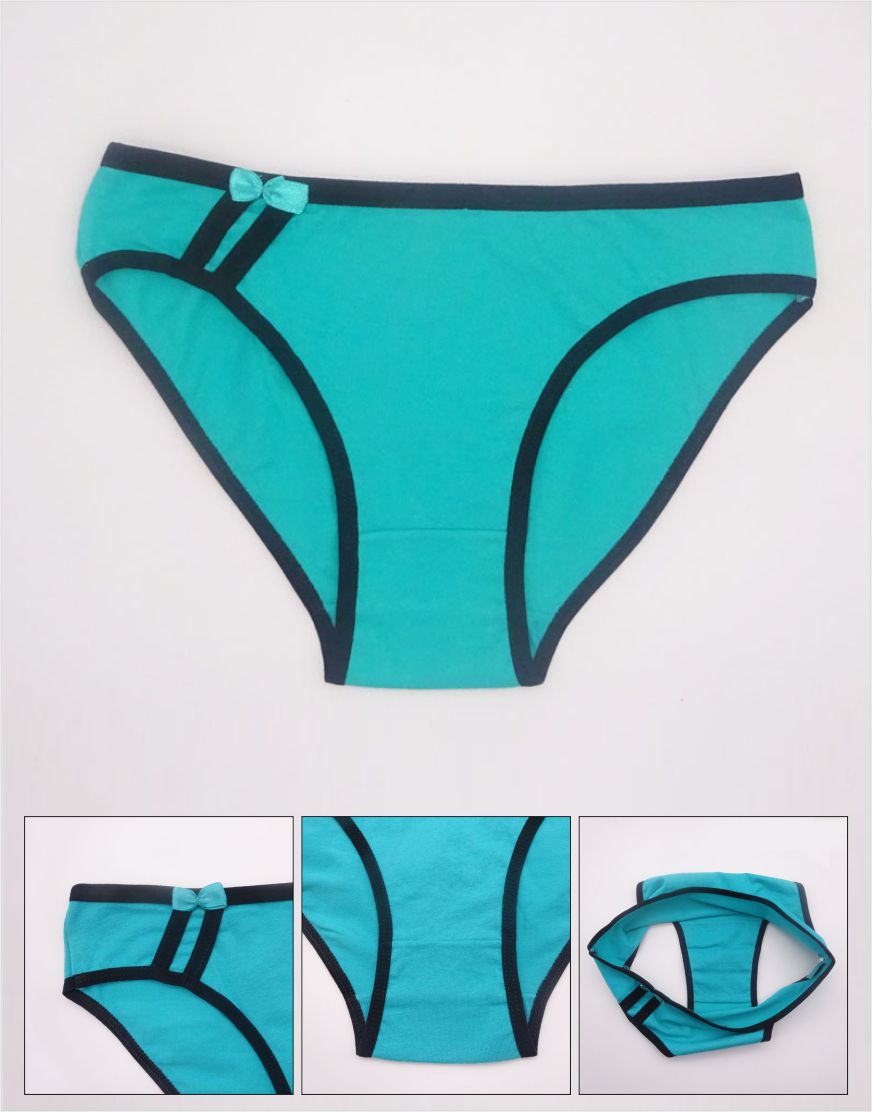 Low Waist Modern Stretchable Cotton Bikini Brief Panty (Waist: 26" to 38")