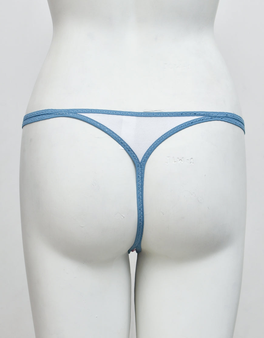 Floral Print Thong Panty