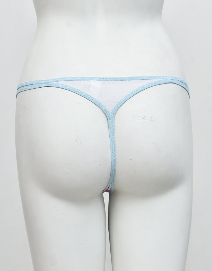 Floral Print Thong Panty